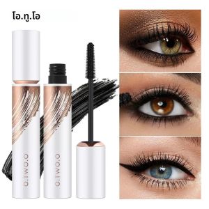 4D มาสคาร่าสีดํากันน้ํายาว Volumizing Eyelashes แต่งหน้า Long Lasting Smudge Proof เครื่องสําอางสําหรับผู้หญิง