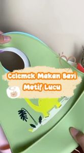 Momosee Baby Bib Celemek Bayi Motif Waterproof Celemek Makan MPASI Bayi CJ04