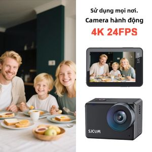 SJCAM SJ10X Camera Hành Động Chống Nước 4K Màn Hình Cảm Ứng Chống Rung Chế Độ Dưới Nước Đa Năng Thể Thao Ngoài Trời Video Cam