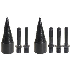 32mm Wood Drill Bit Splitter Square/Round/Hex Shank Drill Bit Split Drilling Tool Electric Drill Wood Splitter for Hammer Drill