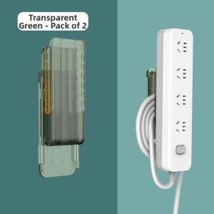 SIVASS | Wall Mountable No-Drill Power Strip Organizer