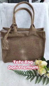 Tote Bag Wanita Goni Polos