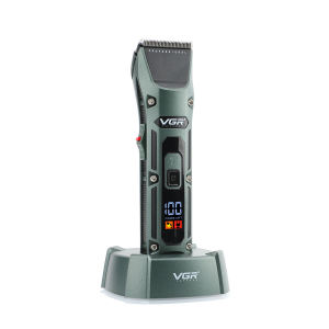 VGR | VGR V-696 New metal Popular Salon Barber Hair Cut Machine Professional Cordless Hair Trimmer Electric Hair Clippers for Men