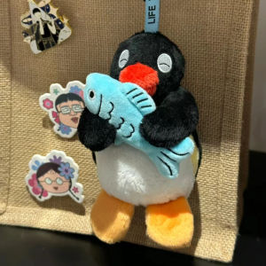 Đồ Chơi Pingu Quà Tặng Dễ Thương Cho Bé Gái Chân Tay Hình Chim Cánh Cụt Trang Trí Treo Bằng Vải PP Dễ Thương Đồ Chơi Cho Trẻ Em