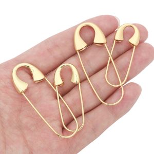 หมุดล็อกเพื่อความปลอดภัยสีทอง/ด้านชุบทอง1ชิ้น14K คลิปหนีบเข็มสำหรับป้ายแขวนป้ายถักนิตติ้งแบบทำมืองานปักครอสติชอุปกรณ์เย็บผ้าทำเครื่องหมาย