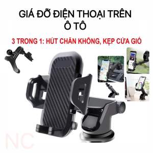 Giá Đỡ Điện Thoại Trên Xe Ô TÔ Gắn Taplo Cửa Gió Điều Hòa Xoay 360Phụ Kiện Đa Năng Có Thể Lắp Đặt Được Ở Nhiều Vị Trí Khác Trong Xe - Hàng Chính Hãng Tiện Lợi Trên Mọi Hành Trình
