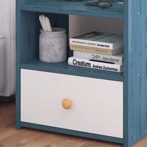 INTER HOME  ตู้ข้างเตียง ชั้นวางของข้างเตียง  ตู้ลิ้นชัก ตู้หัวเตียง ทำจากไม้แท้ ทนทาน ไม้เนื้อแข็ง