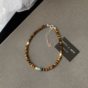 Pure Silver Natural Tiger Eye Stone Turquoise Color Bracelet Womens Design Jewelry Stackable Luxury Sensation Hand Accessory