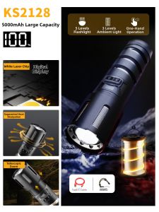 Rechargeable Ultra Bright Zoomable Handheld Flashlight