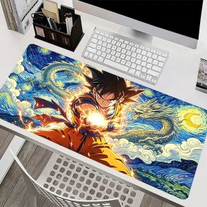 Bandai | DBZ Mouse Pad Large Desk Mat Office Laptop Dragon Ball Gamer Carpet Anime Computer Mouse Mat Non-Slip Extended Gaming Mousepads