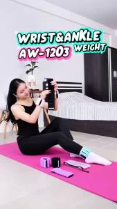 B&G ถุงทรายถ่วงน้ำหนักข้อมือ/ข้อเท้า สายรัดถ่วงน้ำหนักข้อมือ กำไลถ่วงน้ำหนัก ข้อเท้า เล่นฟิตเนส สําหรับออกกําลังกาย Ankle & Wrist Weight BG รุ่น AW-1203