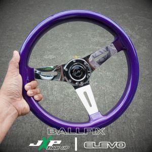 Ballfix Candy Tone Purple Steering Wheel 13 inch Elevo Thailand