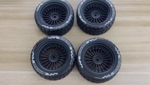 RED SPIDER 4 Cái 65mm 1/10 Trên Đường RC Xe Đua Rally Bánh Xe Với Lốp Cao Su Cho Tamiya TT01 KYOSHO Touring Street Car