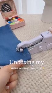 【Free Gift】Original Hand-held Electric Sewing Machine Portable DIY Clothes Tailor Tool Handheld Fast & Easy Handy Stitc Mini Portable Sewing Machin Cordless Handheld Sewing Machine Fast & Easy To Use Sewing machine set