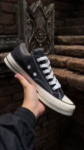 Sepatu Converse70s Allstar Hitam Putih Low - Sepatu Pria Murah Sepatu Kets Pria