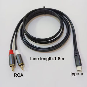 Multi-Type Audio Video Cable Set 3.5mm/Type-C to RCA/6.35/6.5mm 1/4" Stereo/Mono AUX Cord