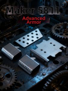 Metal Armor Brass Weight RC Car 2.6inch Tires