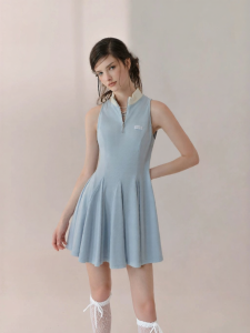 AIVEI | Tennis Style Outdoor Sleeveless Dress for Spring and Summer