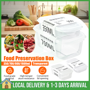 Refrigerator Sealed Storage Box Meat Food Fruit Vegetable Salad Preservation Box BPA-Free Food Storage Container Airtight Leakproof 密封保鲜盒