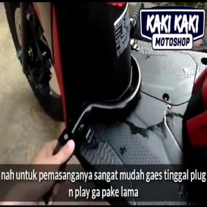 Paket Lengkap Step Bastep Footstep Pijakan Kaki Depan Matic Honda Beat Fi Esp LED 2013-2015 Tebal