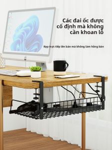 Giá Để Đồ Cạnh Bàn Làm Việc Giá Để Đồ Dưới Chân Bàn Máy Tính Đồ Dùng Văn Phòng Phẩm Để Lưu Trữ Và Sắp Xếp Dây Cáp