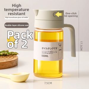HAOGUANJIA | Auto Open Close Leak Proof Glass Oil Bottle
