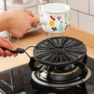 Gas cooker heat conduction plate Potholders hot milk gas home enamel temperature uniform non-slip radiator heat conduction plate