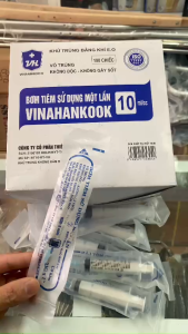 Bơm Tiêm Dùng 1 Lần 10ml/cc VINAHANKOOK – Độ Chính Xác Tuyệt Đối Cho Tiêm Truyền & Pha Chế Thuốc