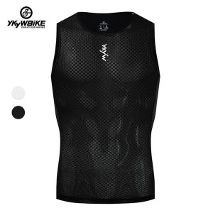 YKYWBIKE Summer Men Sports Underlay Breathable Bicycle Vest for Cycling Outwear Vest