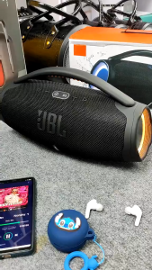 Loa Bluetooth Boombox 3 Du Lịch Thế Hệ Mới . Bass Mạnh Âm Thanh Lớn Cực Đỉnh Bluetooth 5.2 [ Bảo Hành 12 Tháng ]