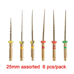 SOCO COXO Type Dental Root Canal File Heat-Activated Rotary Nitinol Tooth Pulp File Thermally Activated Nickel-Titanium 6Pcs/Box