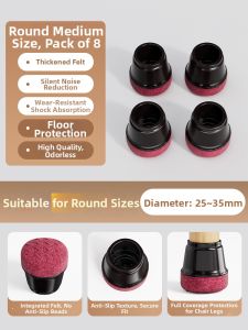 SIVASS | Silent Wear-resistant Anti-slip Thickened Chair Leg Protectors