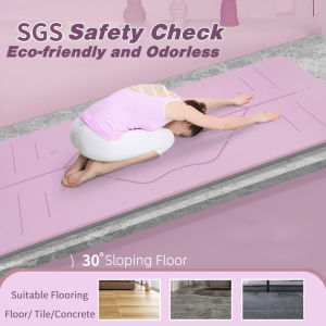 LAYOTO TPE Yoga Mat 6-8MM for Workout Sale Odorless Non-Slip Exercise Sports Fitness Mats