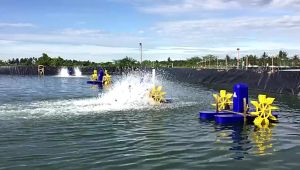 SPEEDS Kincir Air 66cm Tambak Impeller 8 Daun Pelampung Air Tambak Water Aerator Cor Padat