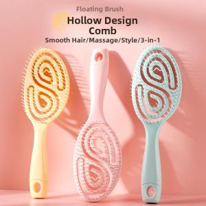ZHENG FU | Pouf Top High Comb Ladies Long Hair Large Curved Massage Air Cushion Hollow Comb