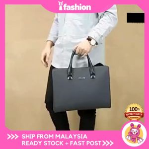 iFASHION 1286 Men Premium 14 Inch Water Resistant Laptop Business Office Bag Lelaki Beg Berkualiti Silang komputer Riba