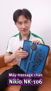 Thảm massage chân xung điện Nikio NK-106 - Máy mát xa bàn chân xung điện EMS và TENS