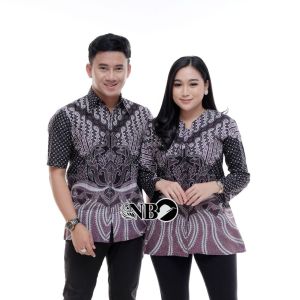 Couple Baju Batik Atasan/Baju Batik Couple Pasangan 2023 Terbaru Motif Unik Batik Katun