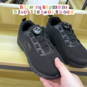 BUM Equipment Kids Black Shoes CSY820 Black School Shoe / Kasut Hitam Sekolah / Sneakers / Kasut Budak