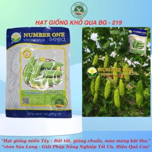 Hạt giống Khổ Qua Trái Dài 219| number one gói tầm 90 hạt
