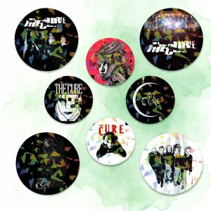 Band The C-CURE Fashion Badges Round Laser Badge Brooch Backpack Accessories