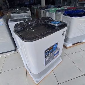Mesin Cuci 2 Tabung AQUA QW 760 XT 7.5 KG Hijab Airdry Water Selector