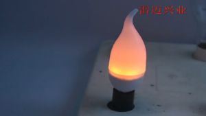 Factory Cheap🌏Dimmable 220V E27 E14 LED Flame Chandelier Bulb 3W B15 B22 Candle  Home Lighting Replace 25W Halogen Lamps