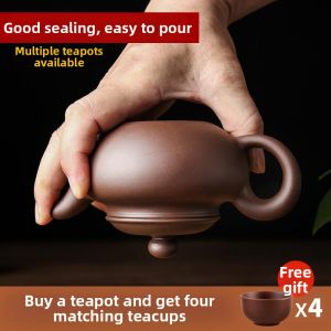 Yixing Zhu Clay Teapot Set Traditional Style