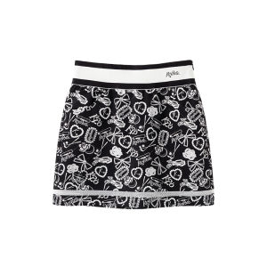 keypotegolf | Lace Patchwork Floral Printed Golf Skirt
