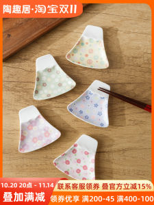 Creative Ceramic Japanese Style Small Plate Dish Home Use Dining Utensils Sushi Plate Food Dish Seasoning Dish Vinegar Dish