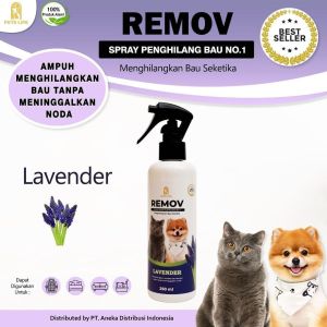 REMOV Spray Penghilang Bau Kotoran Kucing All Varian 250ml