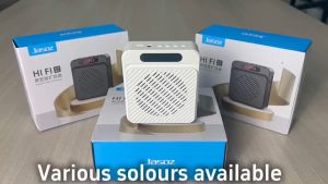 COD Speaker Pinggang bluetooth Dengan Mic Amplifier Speaker Mini Guru Tour Guide Pidato imam masjid