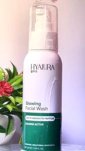HYALURA Facial Wash - Sabun Cuci Muka Brightening Agent Mengangkat Kotoran dan Sisa Make Up