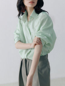 XIAOMENG | Versatile Simple Long-sleeved Chiffon Blouse